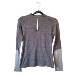 Gray Long Sleeve Women's Top
